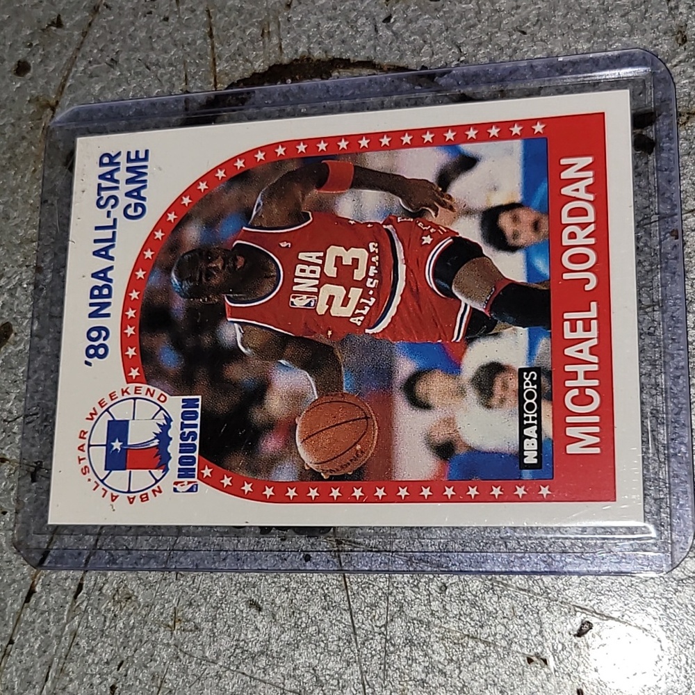 Michael Jordan. 1989. NBA HOOPS. All Star Card. Mint